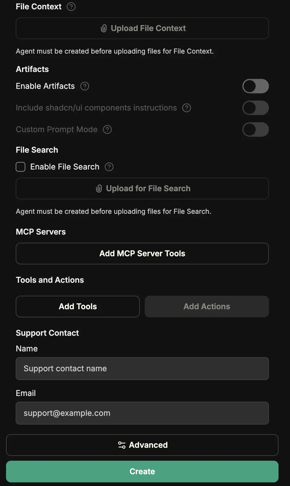 AVELIN App Agent Builder