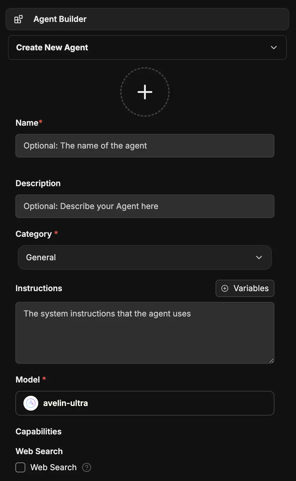 AVELIN App Agent Create
