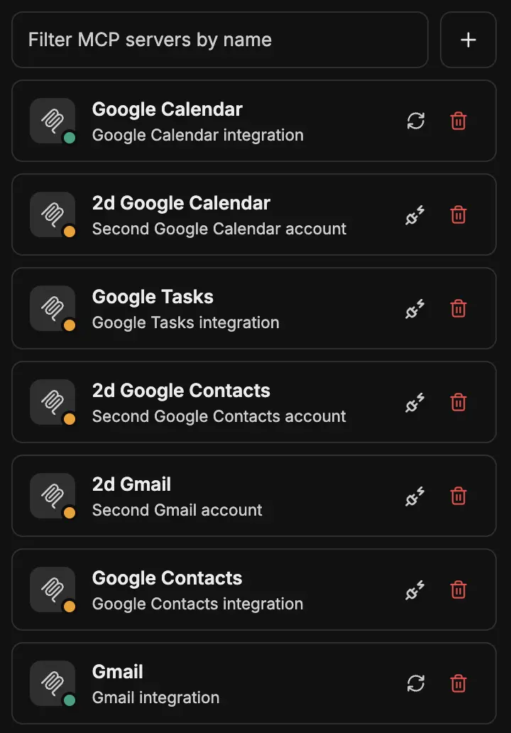 AVELIN App MCP Integrations